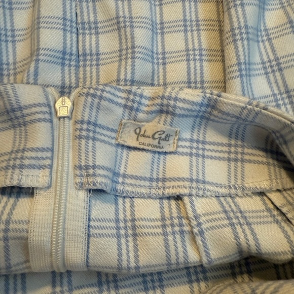 Blue Plaid Women's Skirt - Picture 6 of 7